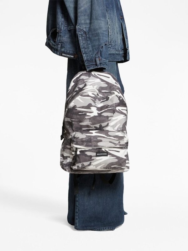 Balenciaga Explorer camouflage-print backpack - Image 3