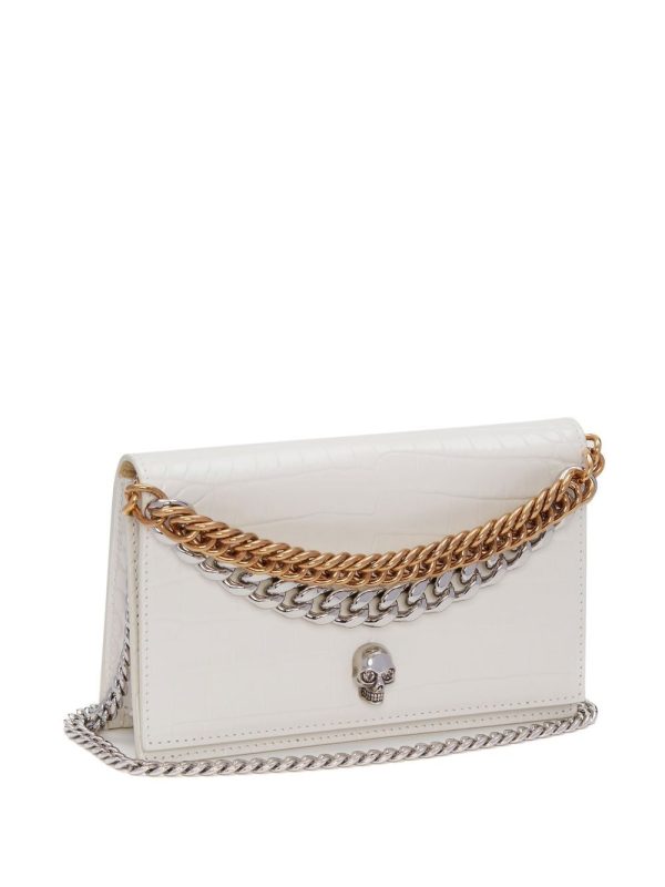 Alexander McQueen leather skull-stud bag - Image 3