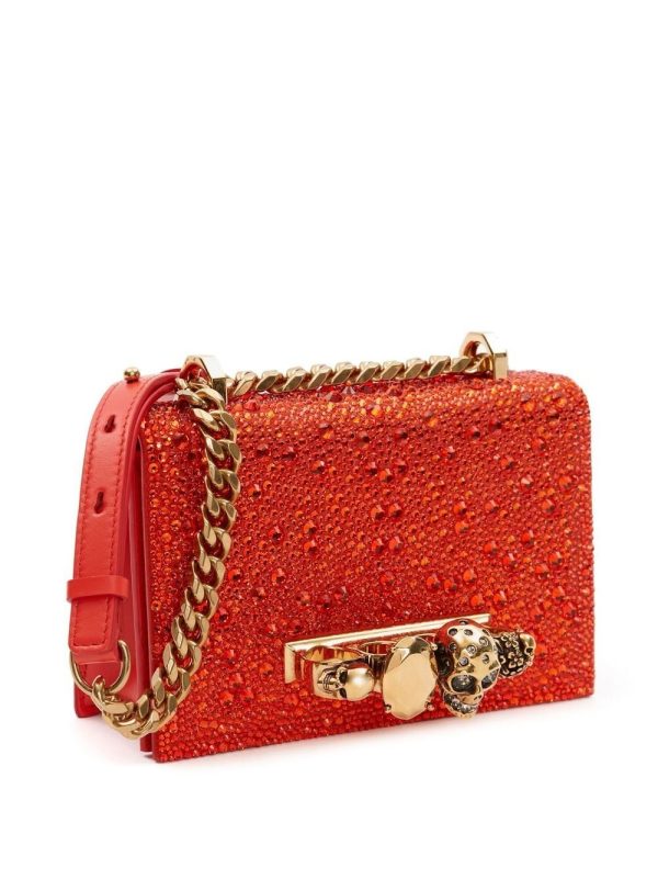 Alexander McQueen mini jewelled knuckleduster satchel - Image 3