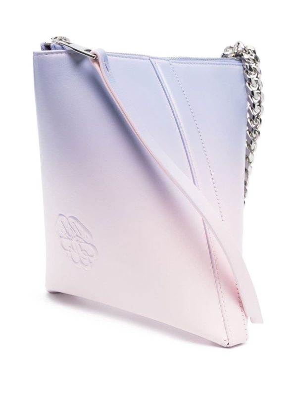 Alexander McQueen gradient-effect triangle clutch bag - Image 4