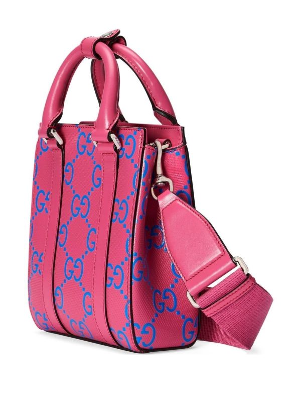 Gucci GG logo-embossed mini tote bag - Image 3
