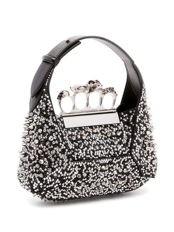 Alexander McQueen mini Jewelled Hobo bag - Image 3