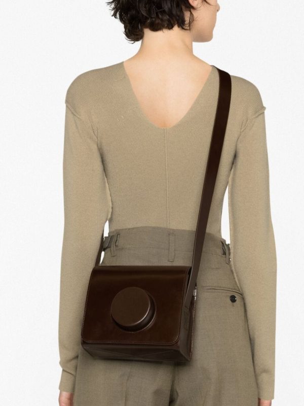 Lemaire Camera leather crossbody bag - Image 3