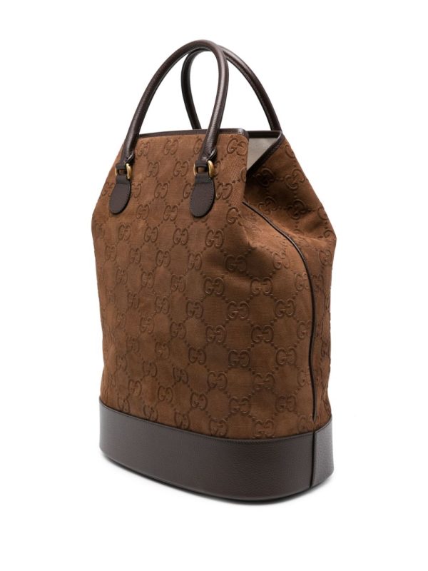 Gucci GG suede duffle bag - Image 3