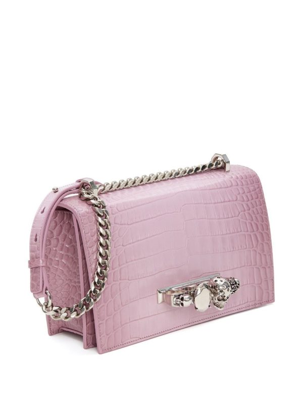 Alexander McQueen Skull-plaque clutch bag - Image 3