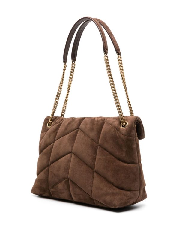 Saint Laurent Puffer logo-plaque shoulder bag - Image 3
