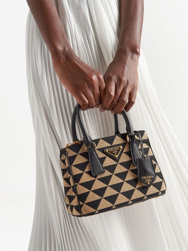 Prada Symbole embroidered mini bag - Image 3