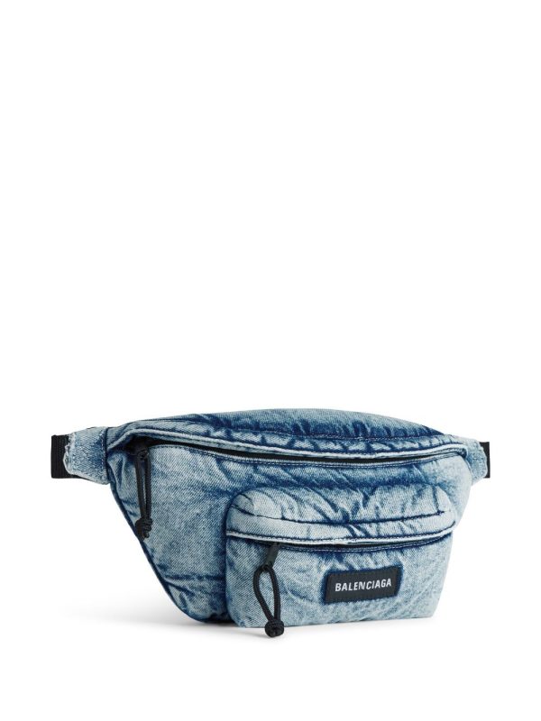 Balenciaga Explorer denim belt bag - Image 3