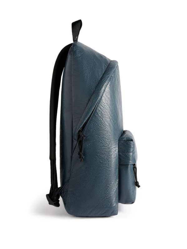 Balenciaga Explorer crinkled-leather backpack - Image 3