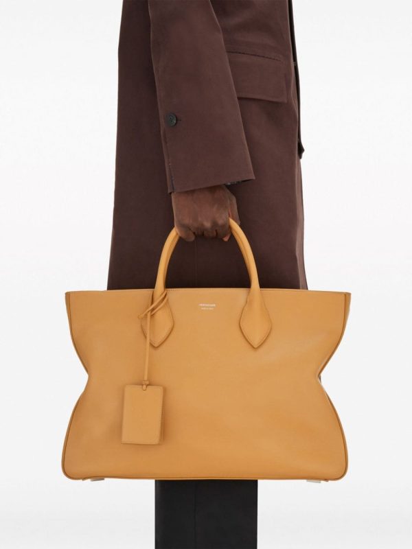 Ferragamo logo-print leather tote bag - Image 3