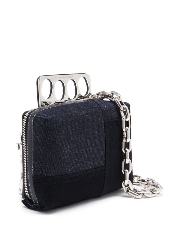 Alexander McQueen mini The Grip messenger bag - Image 3