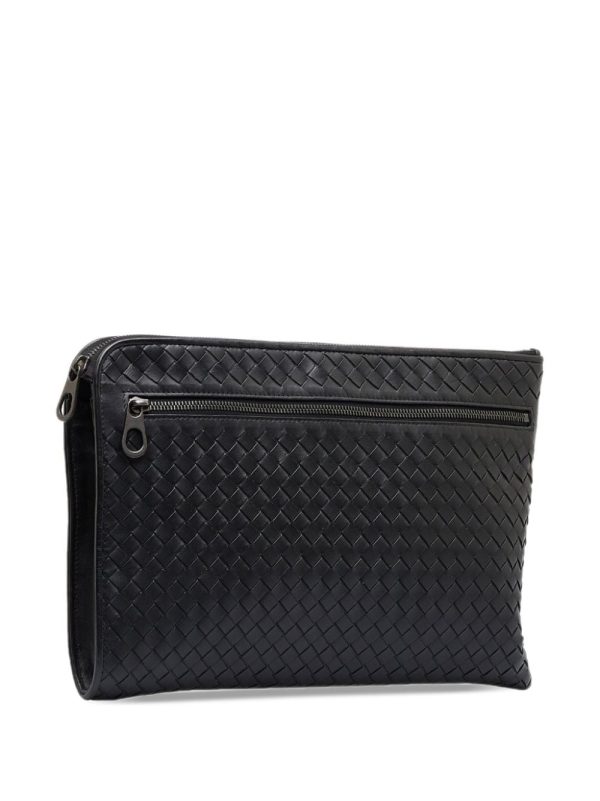 Bottega Veneta   Intrecciato zipped clutch - Image 3