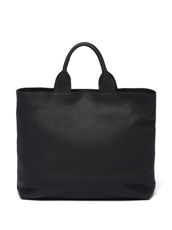 Prada logo-embossed leather tote bag - Image 3
