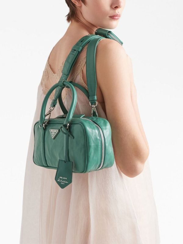 Prada small lambskin tote tbag - Image 3