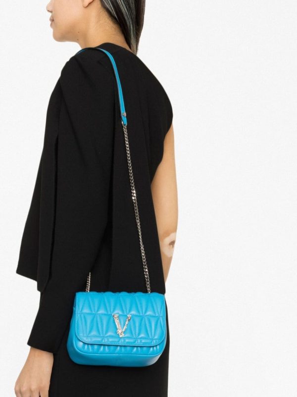 Versace small Virtus leather shoulder bag - Image 3
