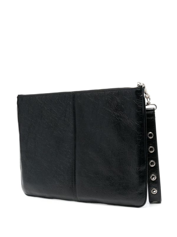 Balenciaga Le Cagole leather clutch bag - Image 3