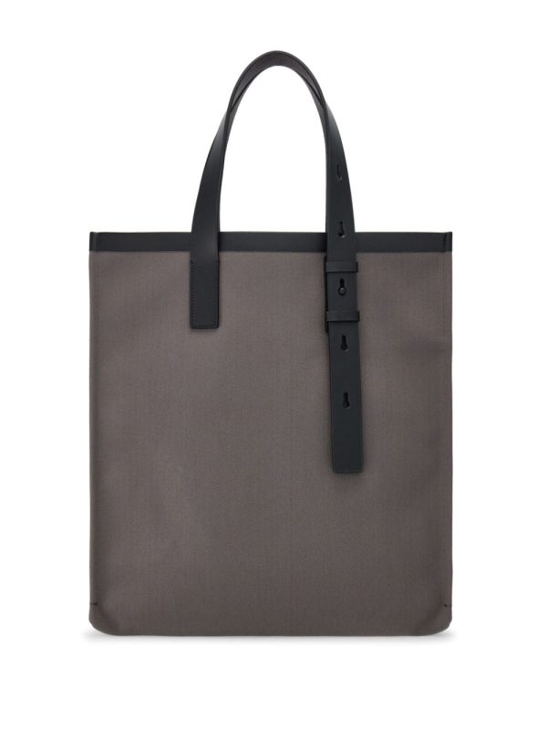 Ferragamo logo-plaque leather tote bag - Image 3