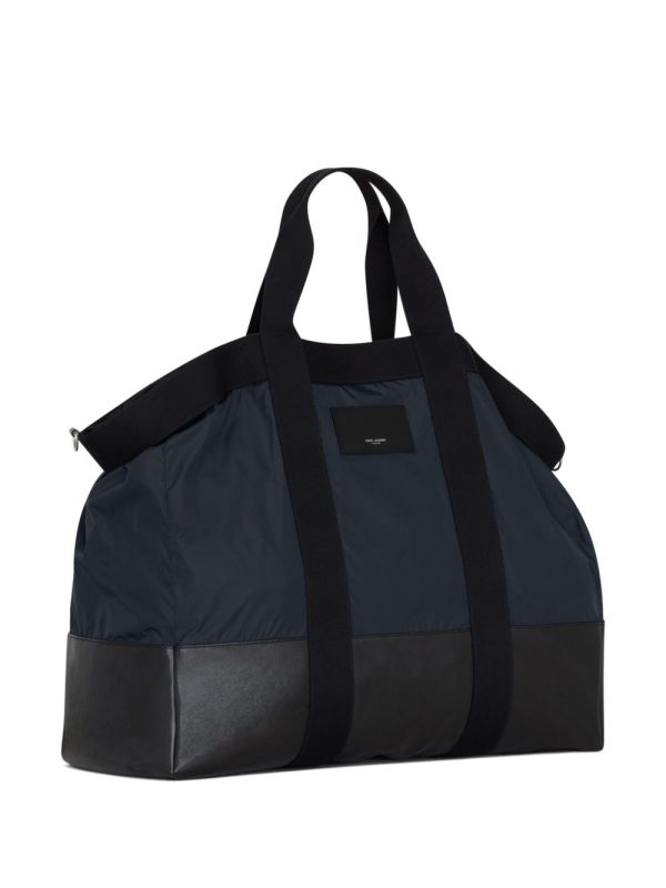 Saint Laurent City logo-patch tote bag - Image 3