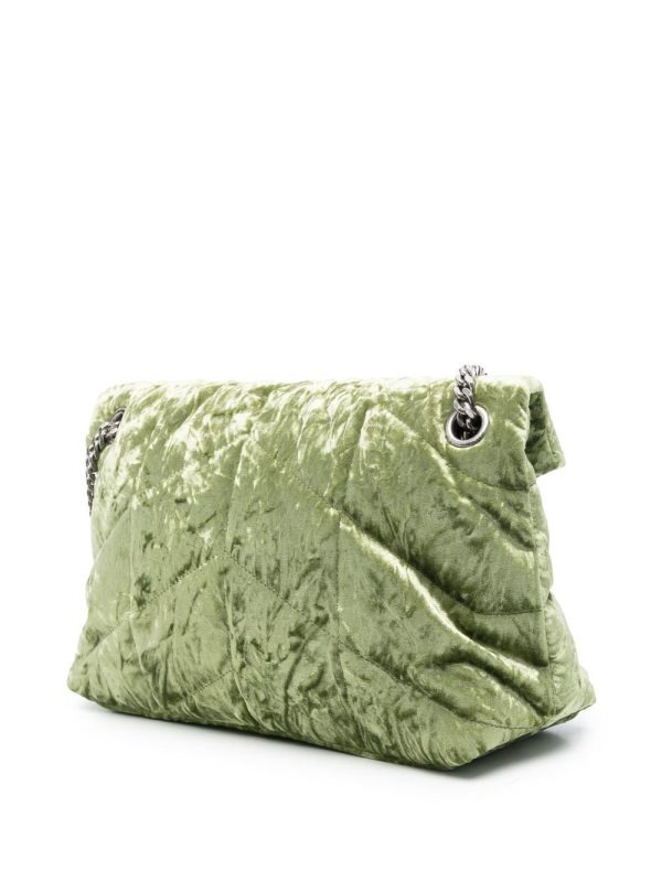 Saint Laurent small Puffer velvet shoulder bag - Image 3