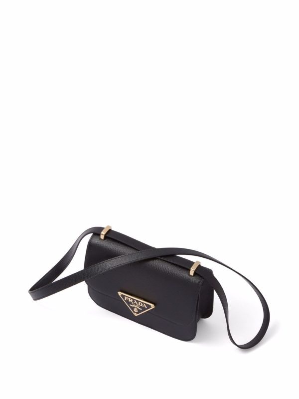 Prada triangle logo-plaque crossbody bag - Image 3