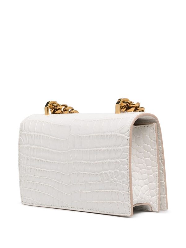 Alexander McQueen embossed knuckleduster shoulder bag - Image 4