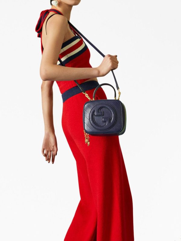 Gucci Blondie logo-patch tote bag - Image 3