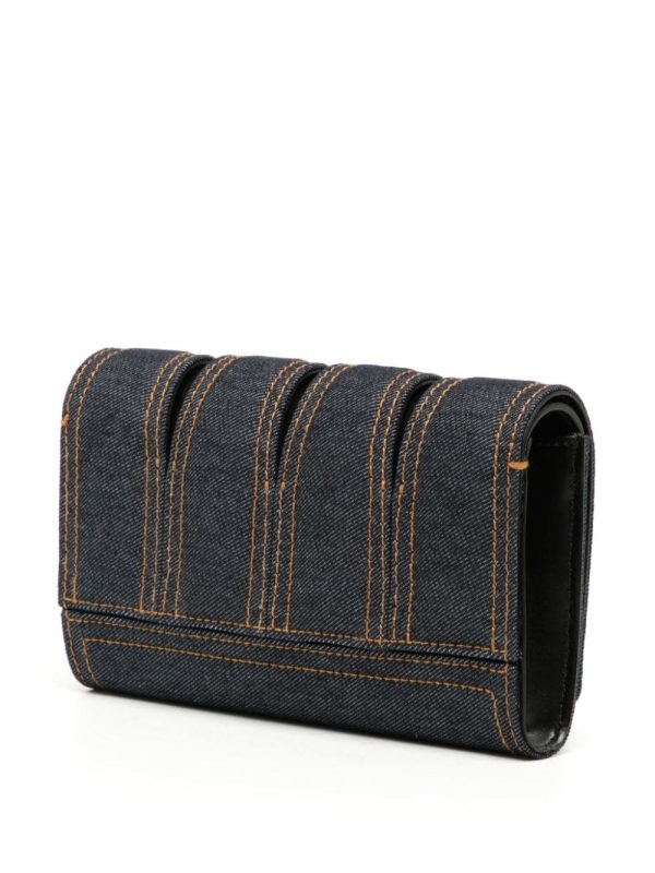 Alexander McQueen Slash denim clutch bag - Image 3