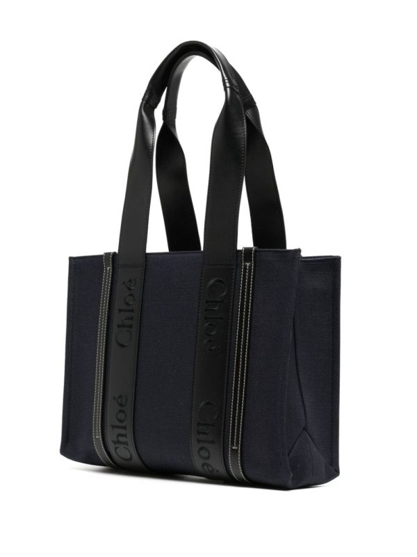 Chloé Woody denim tote bag - Image 3