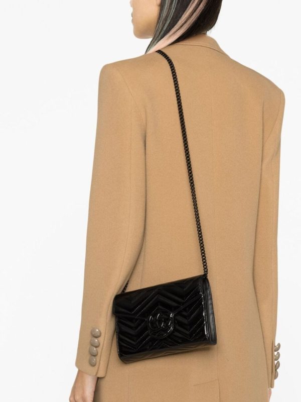 Gucci Double G matelassé leather shoulder bag - Image 3