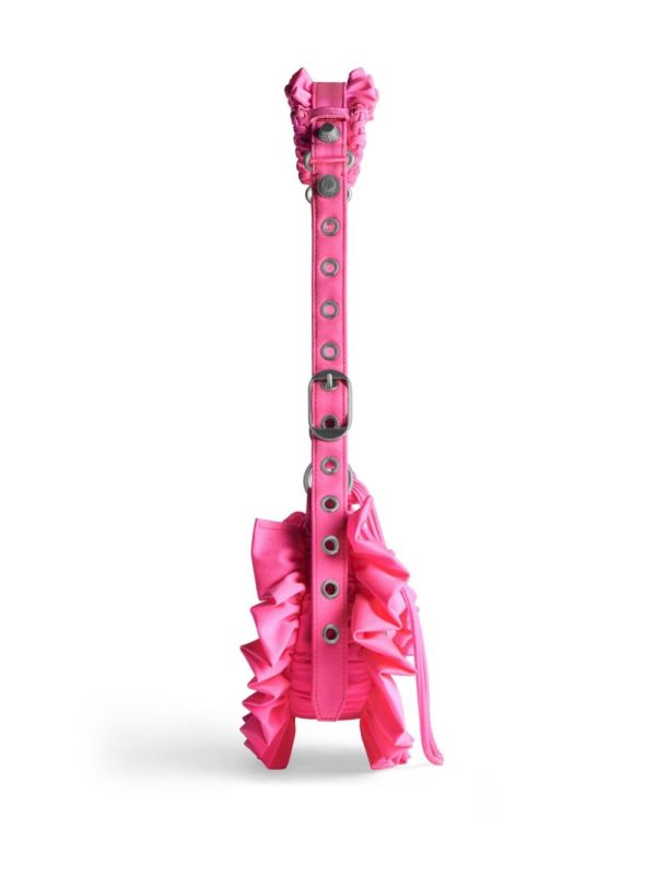 Balenciaga Le Cagole ruffles shoulder bag - Image 3