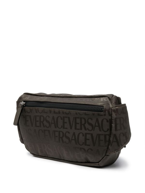 Versace logo-print zipped belt bag - Image 2