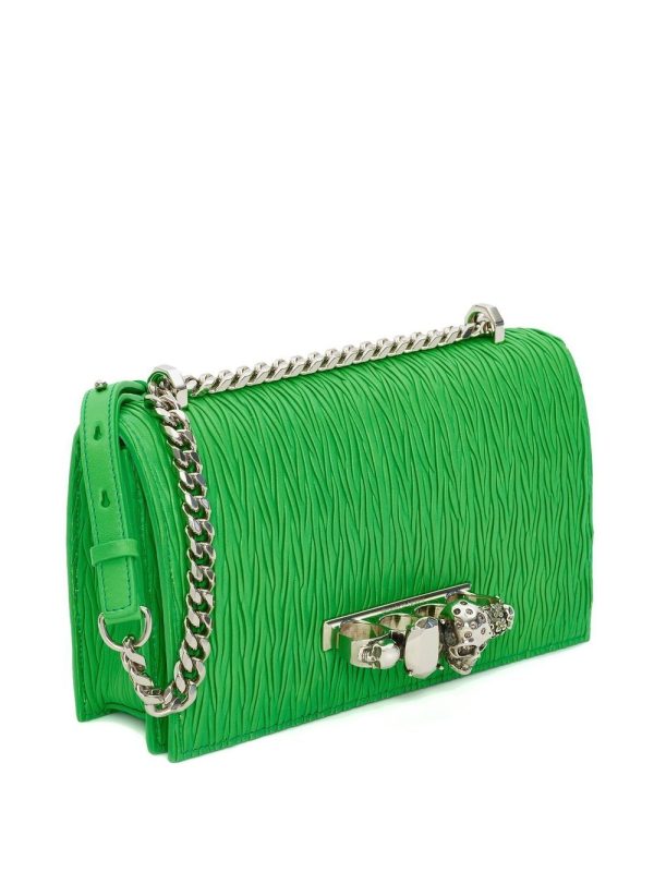 Alexander McQueen jewelled lambskin satchel bag - Image 5