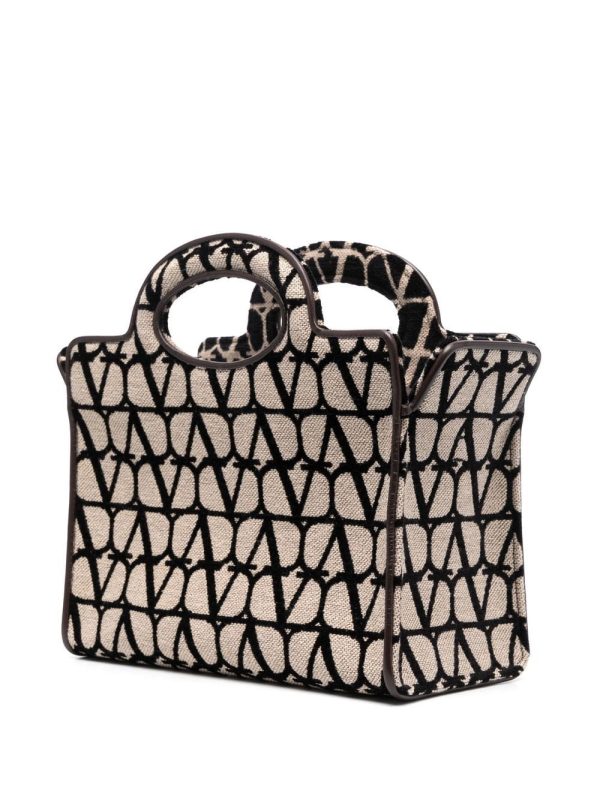 Valentino Garavani Le Troisième Toile Iconographe leather tote bag - Image 3