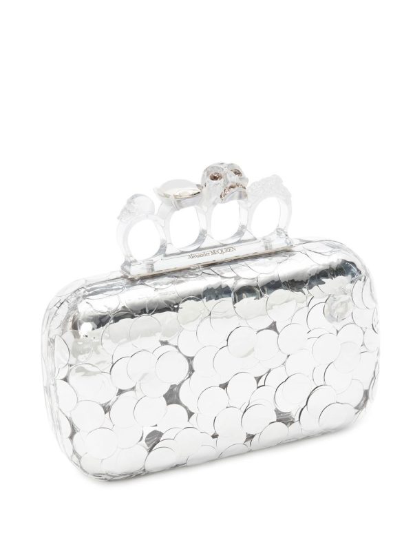 Alexander McQueen skull four-ring clutch bag - Image 3