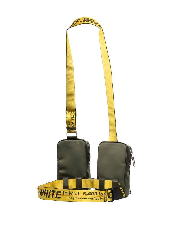 Off-White double-pouch Industrial-strap bag - Image 3