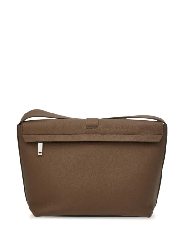 Ferragamo Gancini-plaque leather messenger bag - Image 3
