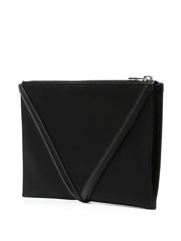 Alexander McQueen logo-print envelope clutch - Image 3