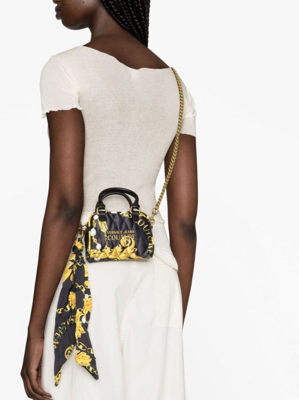 Versace Jeans Couture Couture Chain quilted mini bag - Image 6