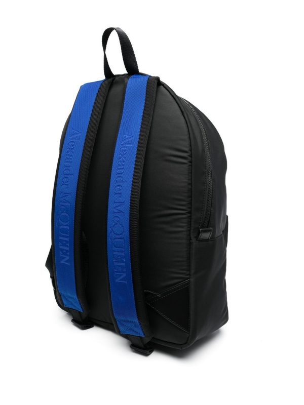 Alexander McQueen logo-print two-tone backpack - Image 3