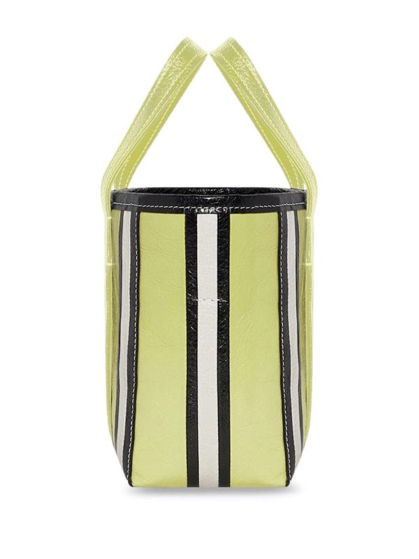 Balenciaga Barbes East-West striped shopper tote - Image 3