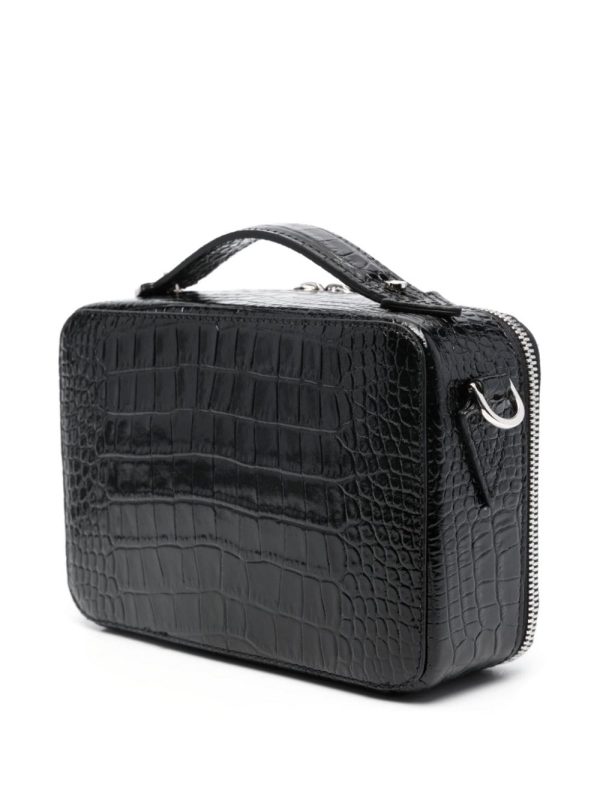 Versace croc-embossed crossbody bag - Image 3