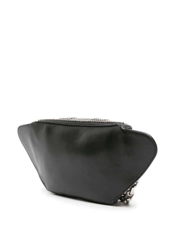 Alexander McQueen stud-embellished leather messenger bag - Image 3