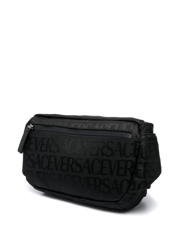 Versace logo-print zipped belt bag - Image 3