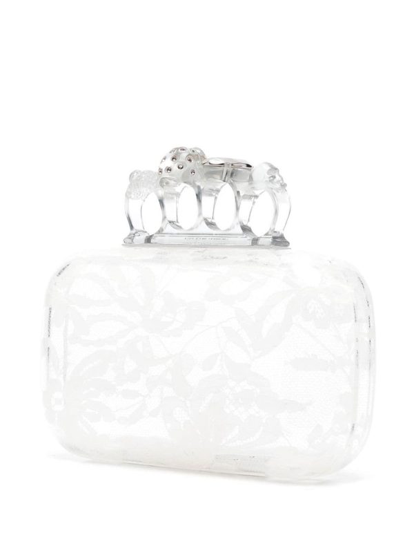 Alexander McQueen Skull Four-Ring clutch - Image 3