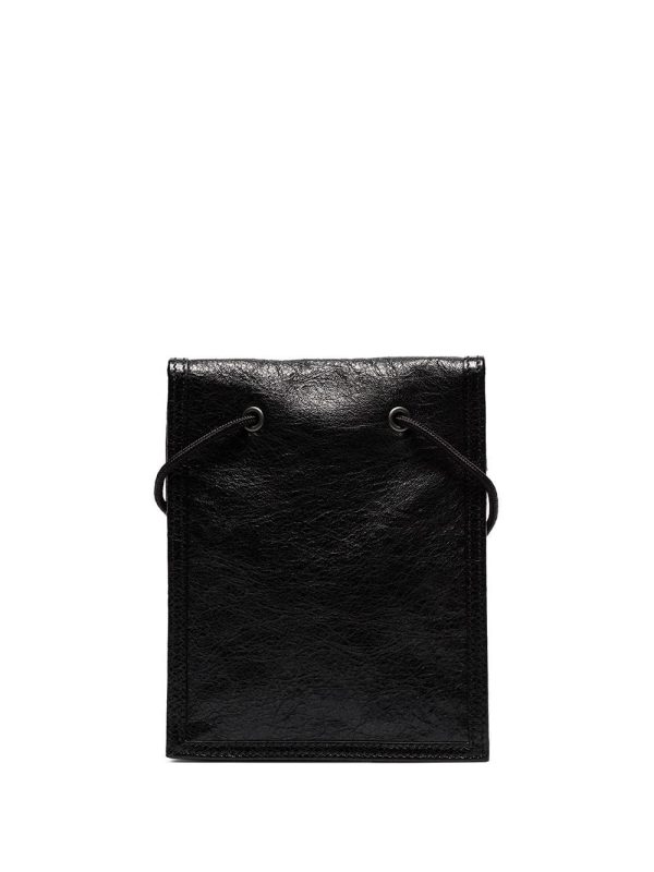 Balenciaga Explorer Arena cracked leather messenger bag - Image 3