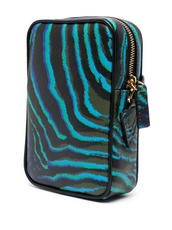 Versace zebra-print leather messenger bag - Image 3