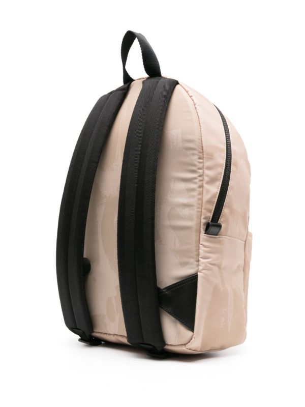 Alexander McQueen Graffiti Metropolitan logo-print backpack - Image 4