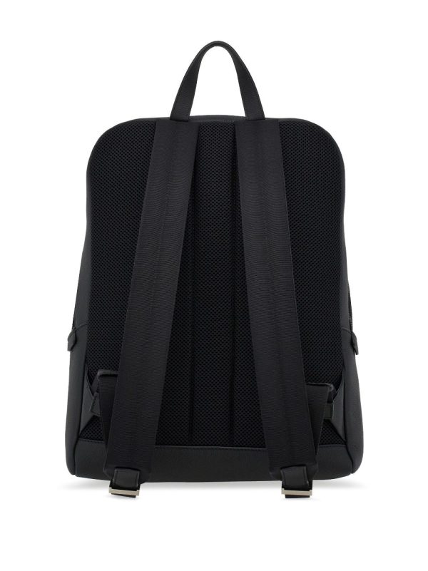 Ferragamo embossed-logo leather backpack - Image 3