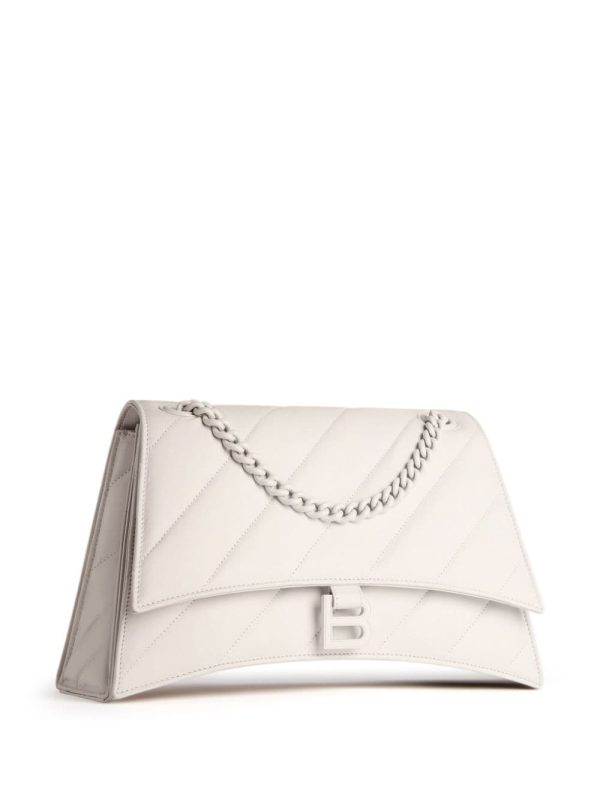 Balenciaga medium Crush chain-strap quilted shoulder bag - Image 3