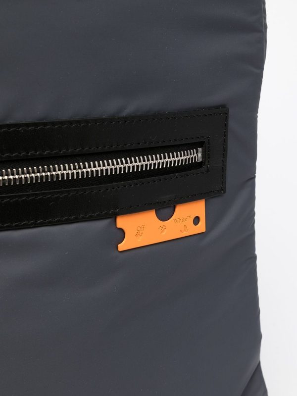 Off-White logo-patch zip-fastening backpack - Image 4